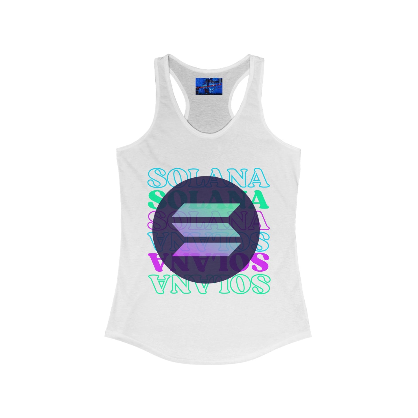 Solana Solana Solana (SOL) Women's Racerback Tank Top by cypherpunkgear