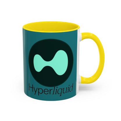 Hyperliquid Black font Hyperliquid Accent Mug by cypherpunkgear.com