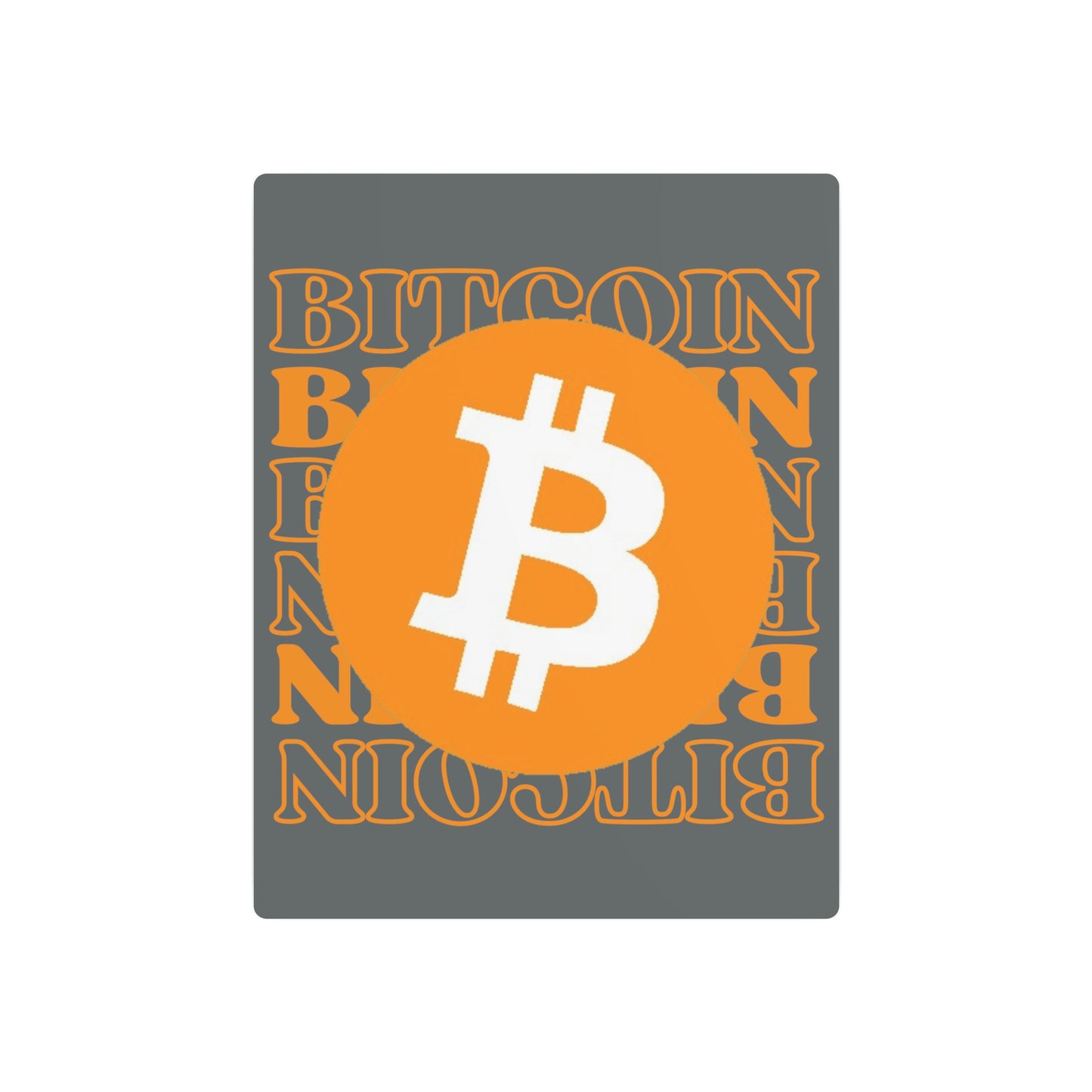 Bitcoin Bitcoin Bitcoin (BTC) Metal Art Sign by cypherpunkgear