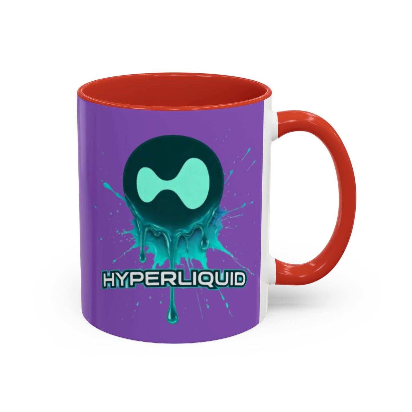 HYPE Drip Light Purple Accent Mug by cypherpunkgear.com