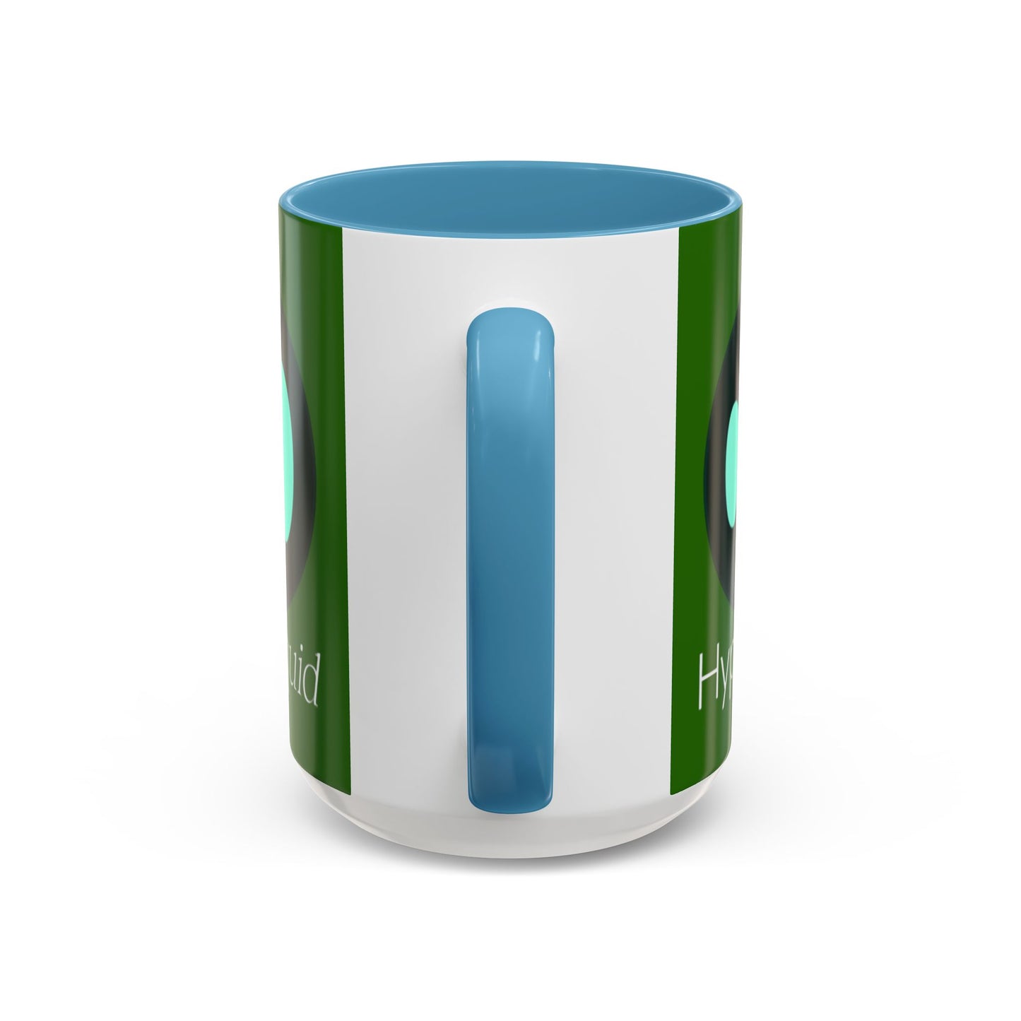 Hyperliquid White font Green Accent Mug by cypherpunkgear.com