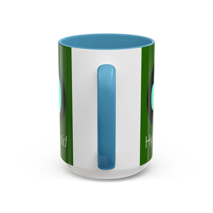 Hyperliquid White font Green Accent Mug by cypherpunkgear.com