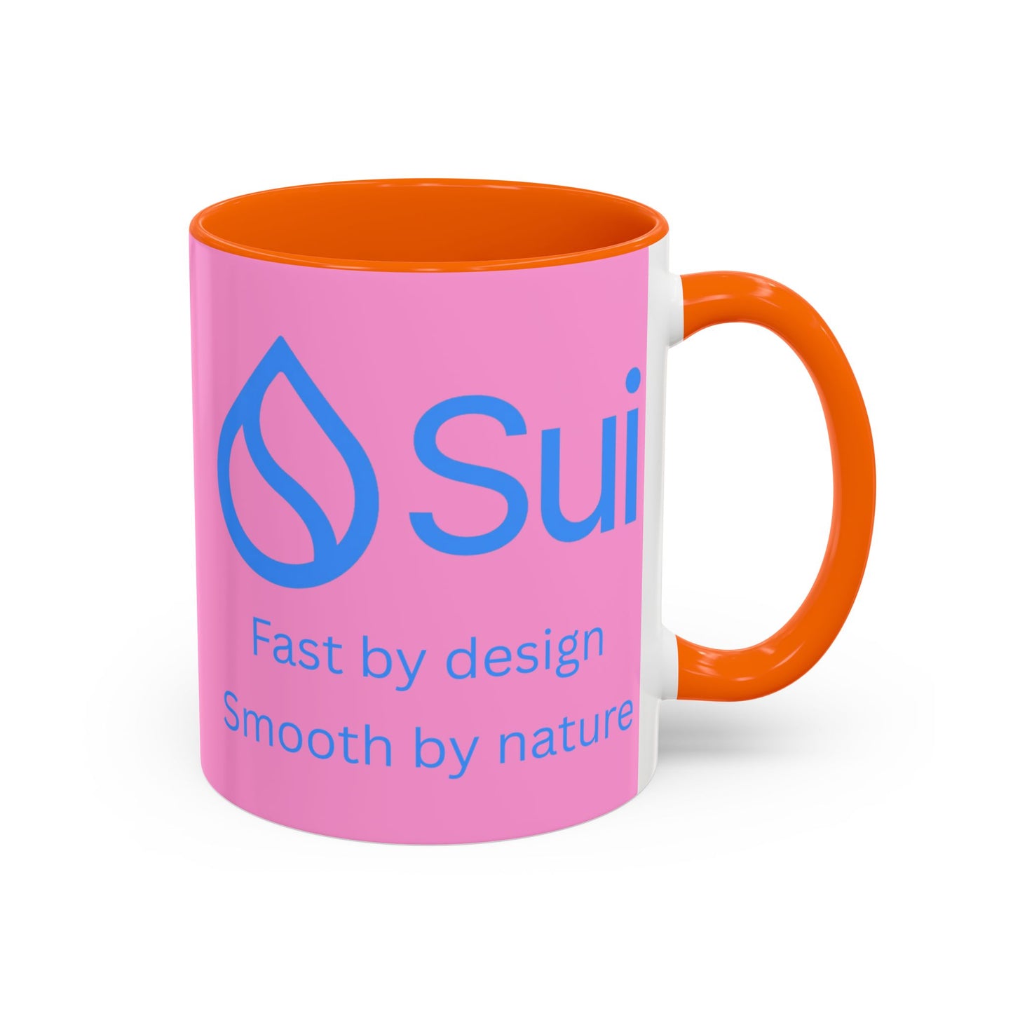 SUI Pink Accent Mug by cypherpunkgear.com