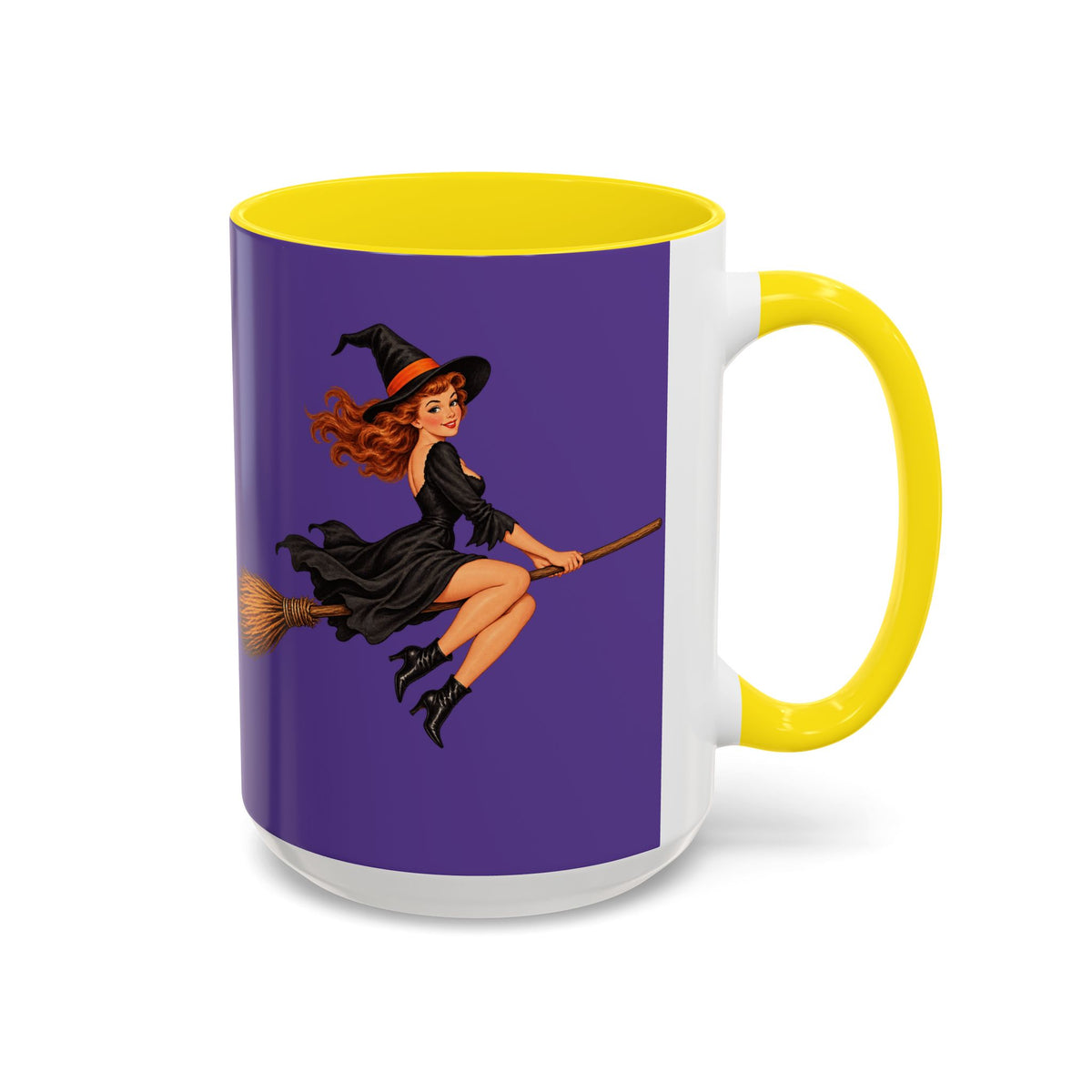 Hazel Hex Purple Accent Mug by CreepyCrafts.boo