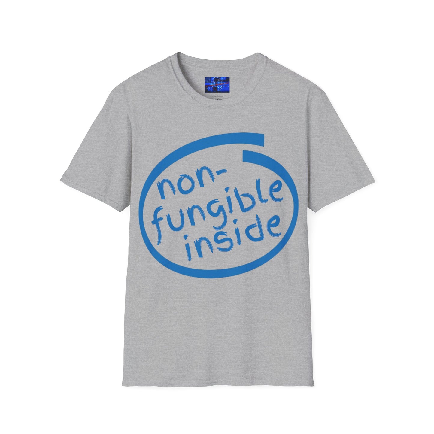 Non-Fungible Inside Light colors Unisex T-Shirt by cypherpunkgear.com