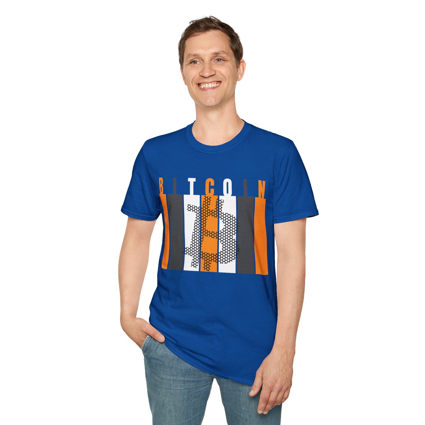 Bitcoin (BTC) DKcolors Unisex T-Shirt by cypherpunkgear