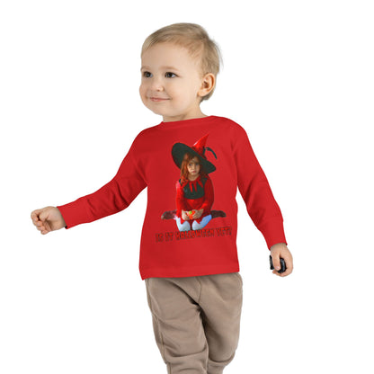 Is it Halloween yet? Toddler Long Sleeve Tee by CreepyCrafts.boo