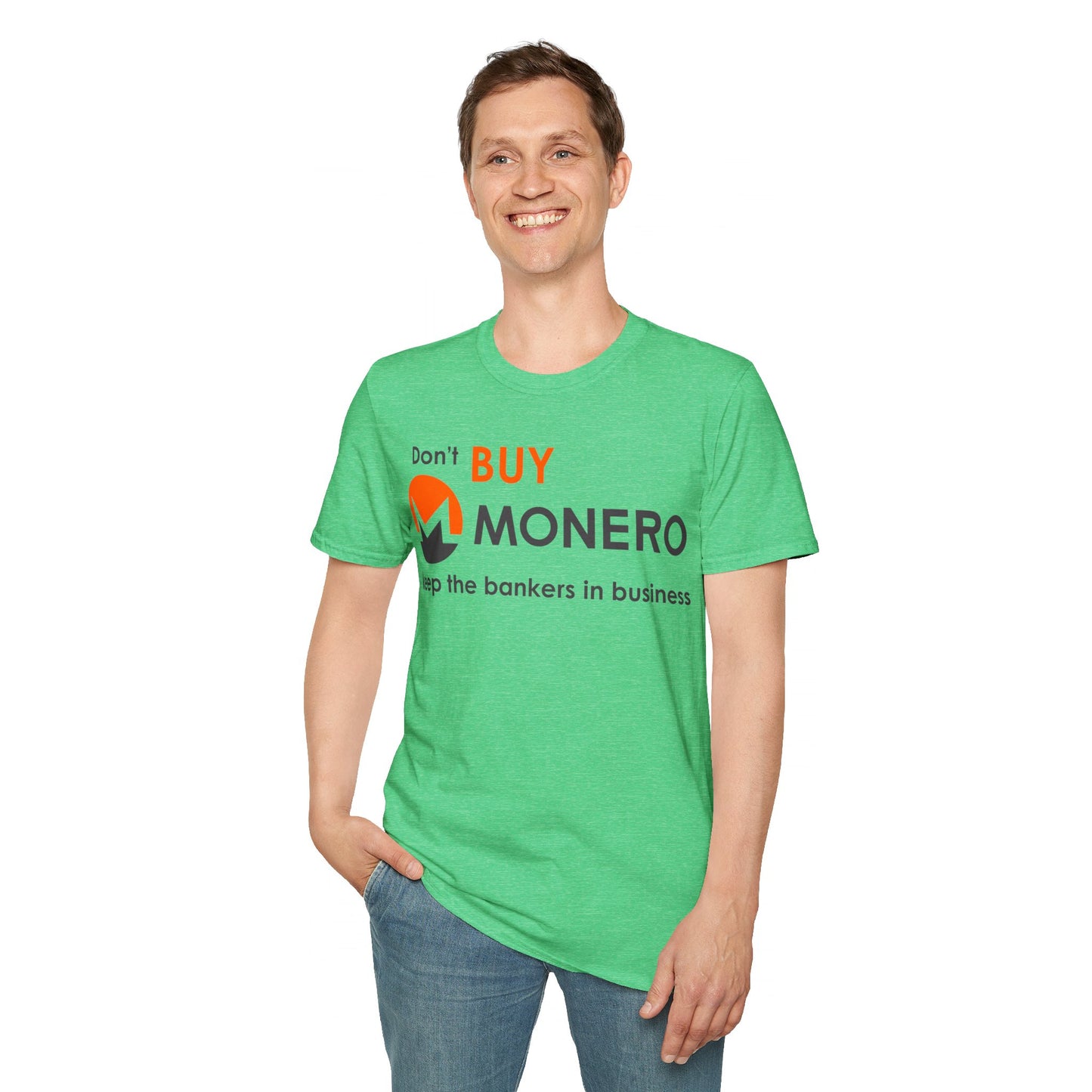 Don't buy Monero (XMR) Unisex T-Shirt by cypherpunkgear