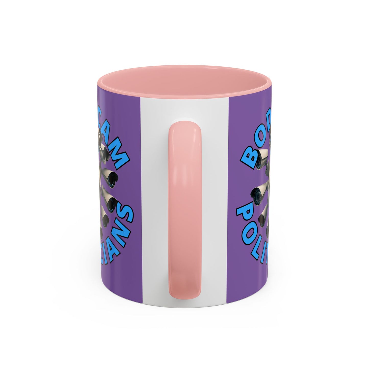 Bodycam the Politicians Cameras Light Purple Accent Mug by cypherpunkgear.com