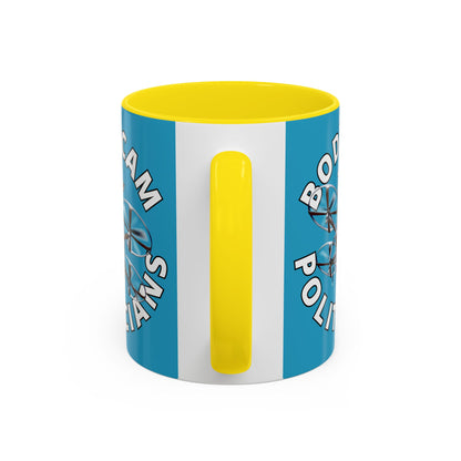 Bodycam the Politicians Drone Turquoise Accent Mug by cypherpunkgear.com