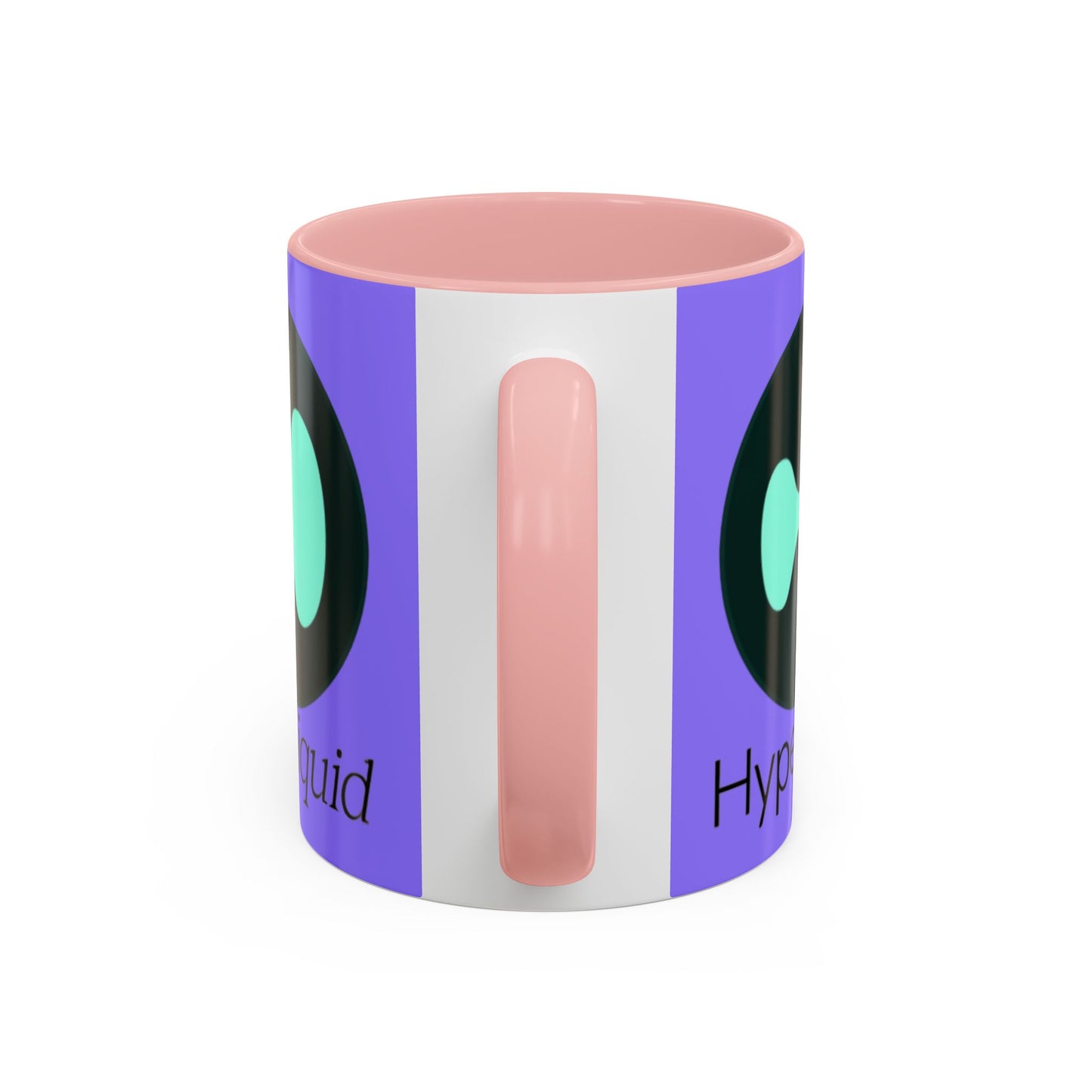 Hyperliquid Black font Light Purple Accent Mug by cypherpunkgear.com