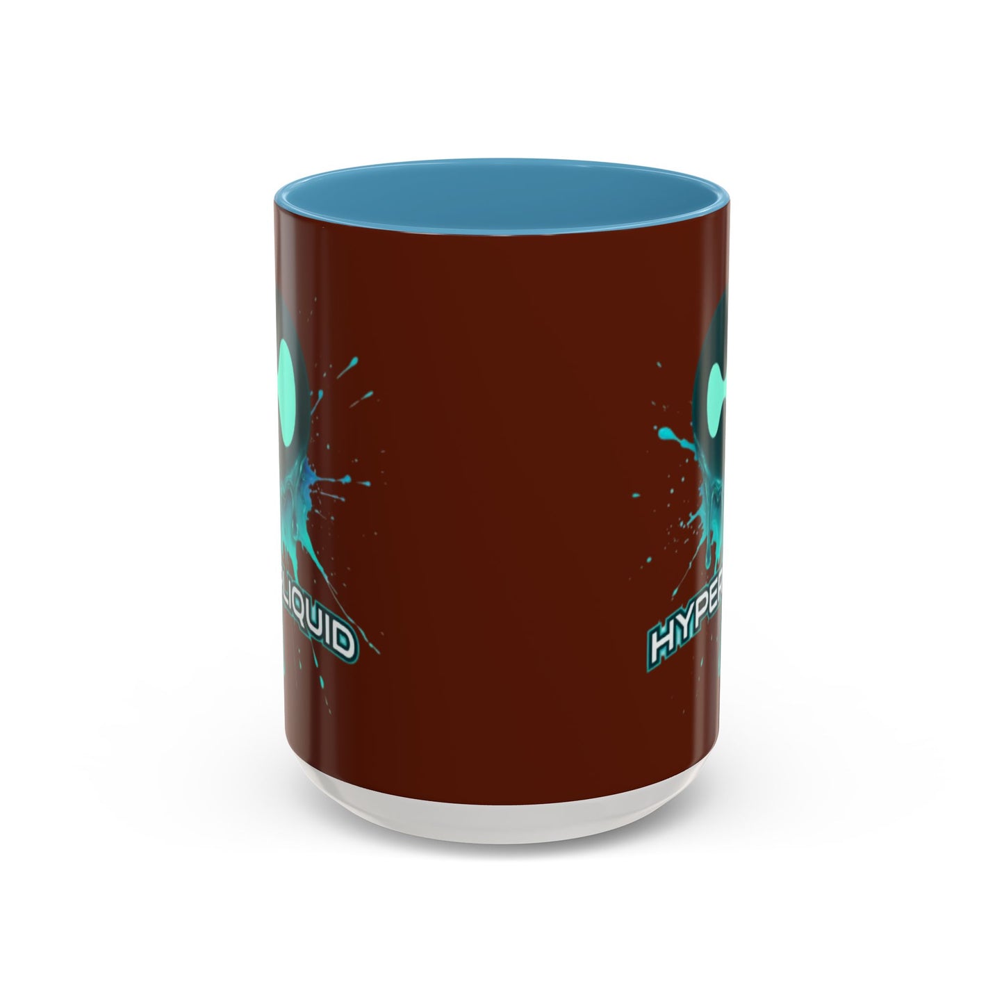 HYPE Drip Brown Accent Mug by cypherpunkgear.com