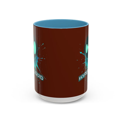 HYPE Drip Brown Accent Mug by cypherpunkgear.com