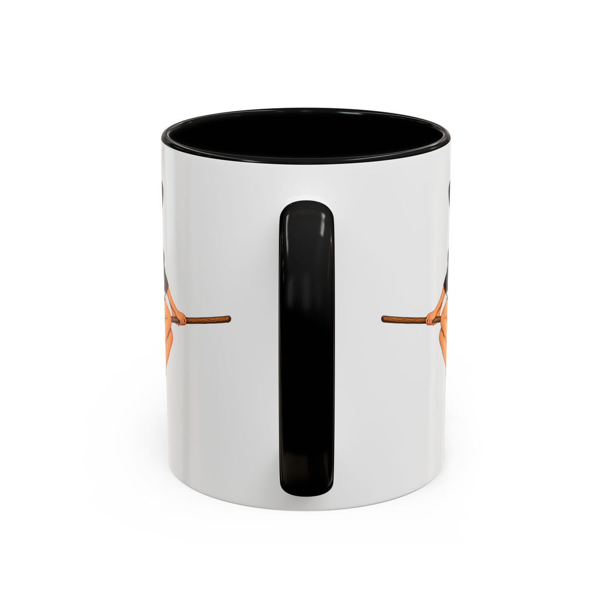 Hazel Hex White Accent Mug by CreepyCrafts.boo