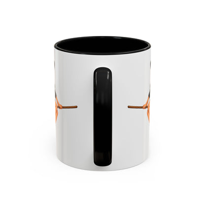 Hazel Hex White Accent Mug by CreepyCrafts.boo