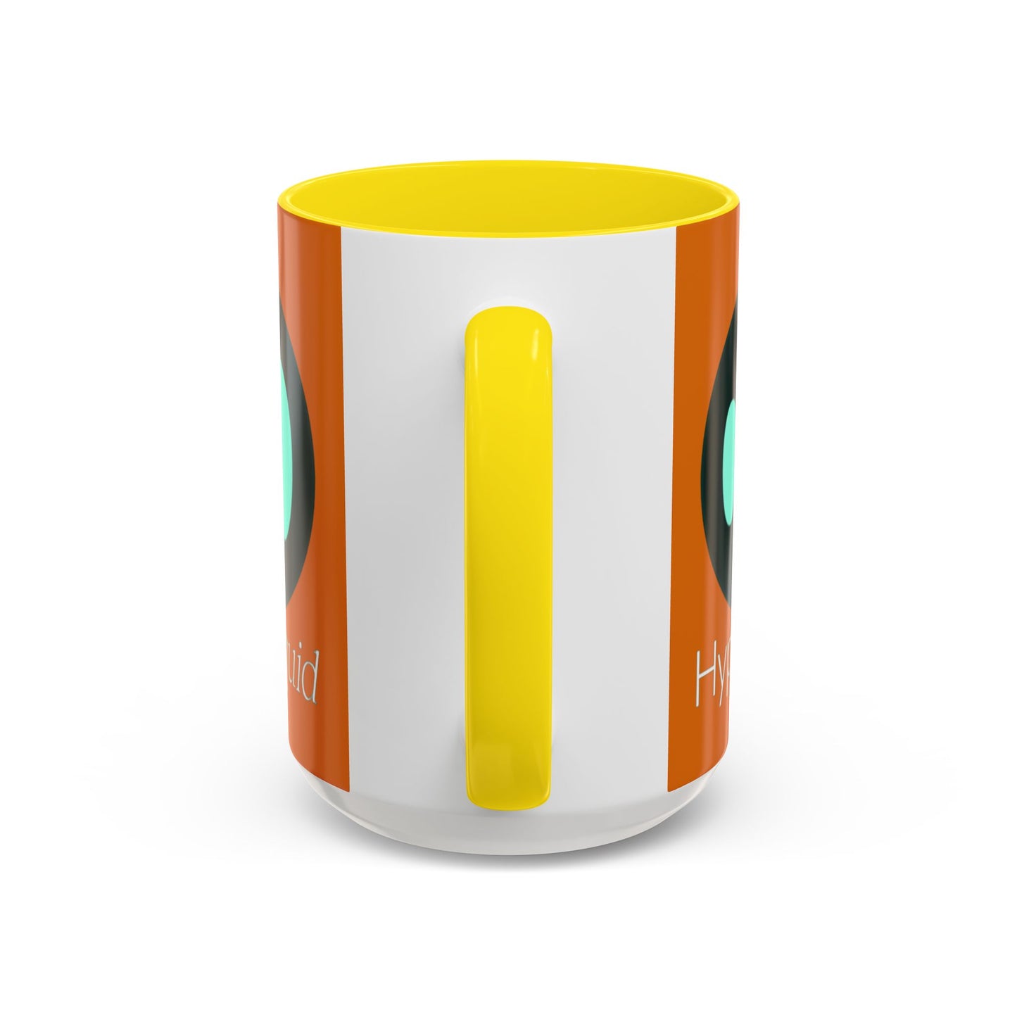 Hyperliquid White font Orange Accent Mug by cypherpunkgear.com