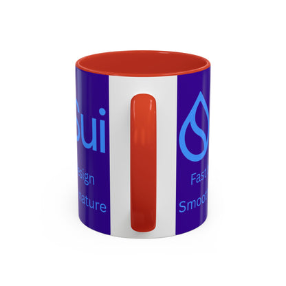 SUI Purple Accent Mug by cypherpunkgear.com