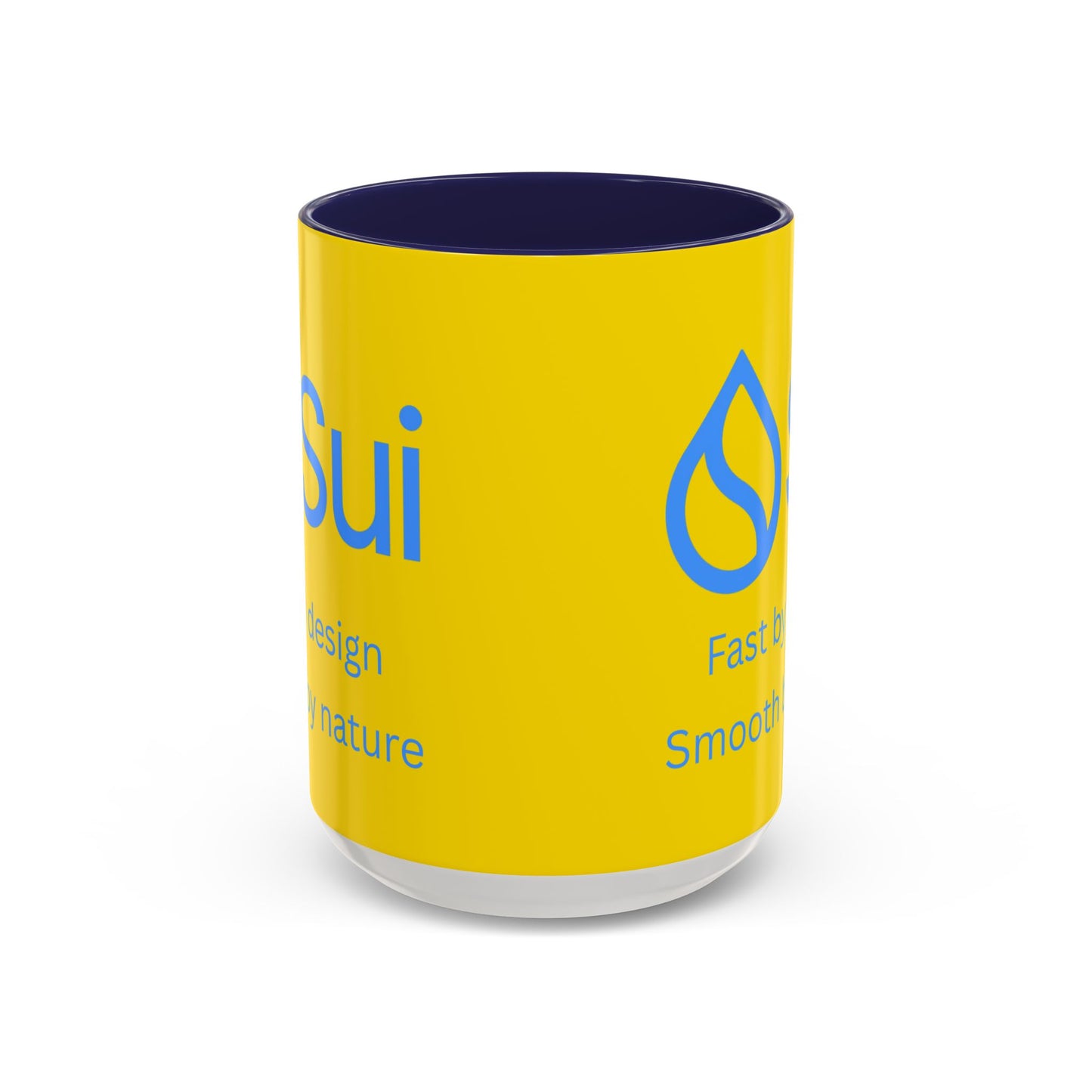 SUI Yellow Accent Mug by cypherpunkgear.com