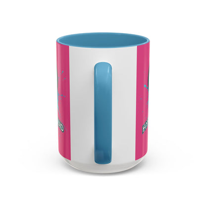 HYPE Drip Pink Accent Mug by cypherpunkgear.com