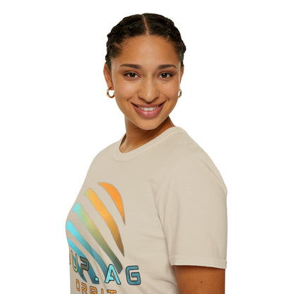 Jupiter (JUP) Orbit the Future Light colors Unisex T-Shirt by cypherpunkgear.com