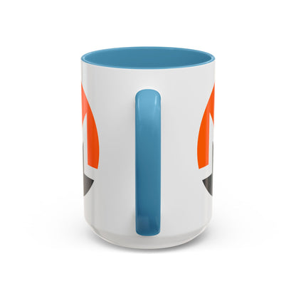 Monero (XMR) White Accent Mug by cypherpunkgear.com