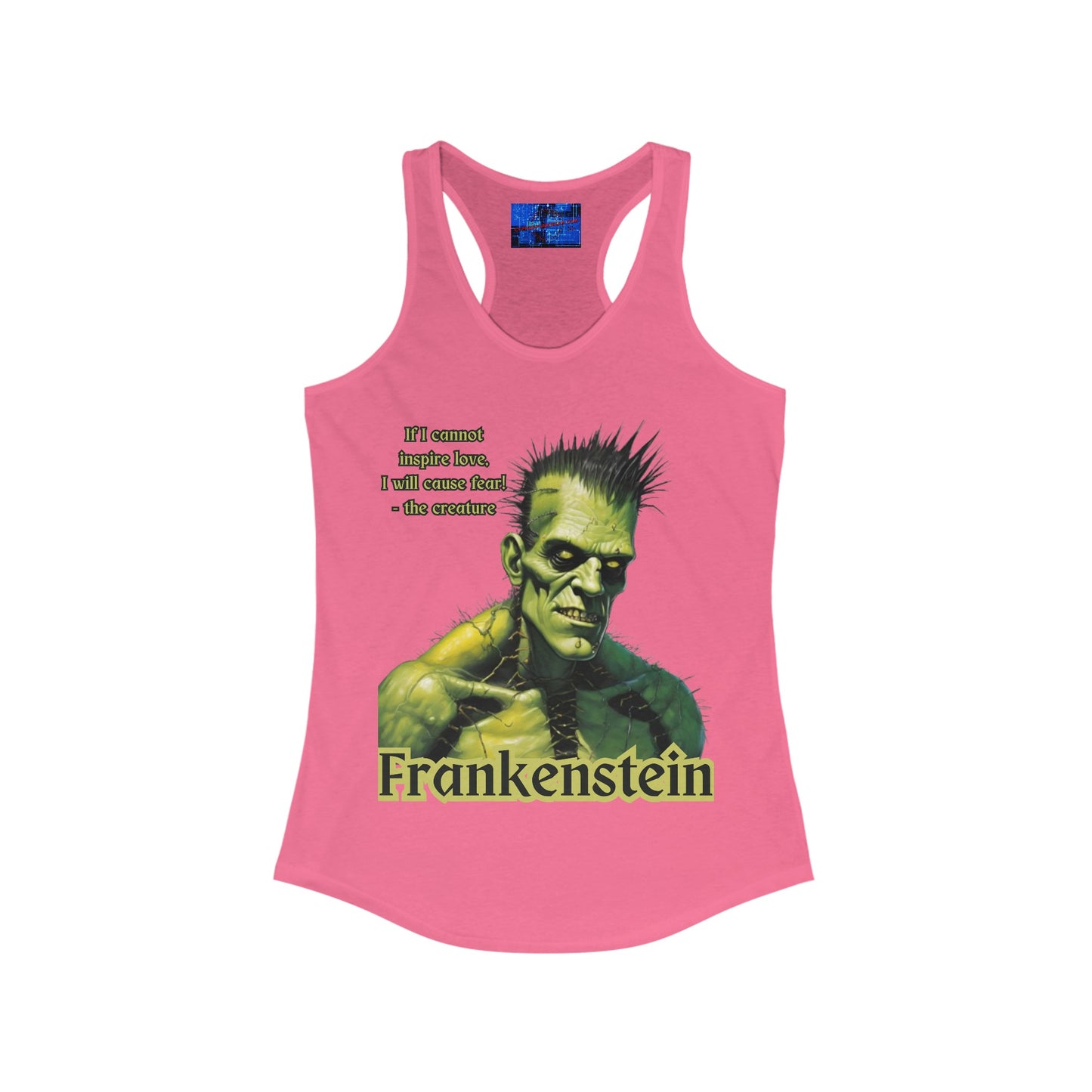 Frankenstein's Creature Women's Racerback Tank Top by cypherpunkgear