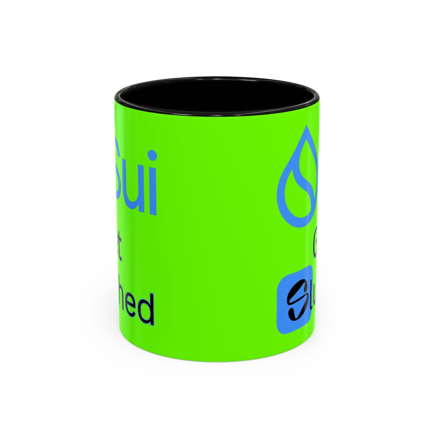 Sui: Get Slushed Green Accent Mug by cypherpunkgear.com