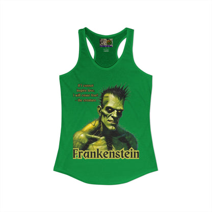 Frankenstein's Creature Women's Racerback Tank Top by CreepyCrafts.boo