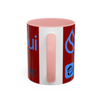 Sui: Get Slushed Red Accent Mug by cypherpunkgear.com
