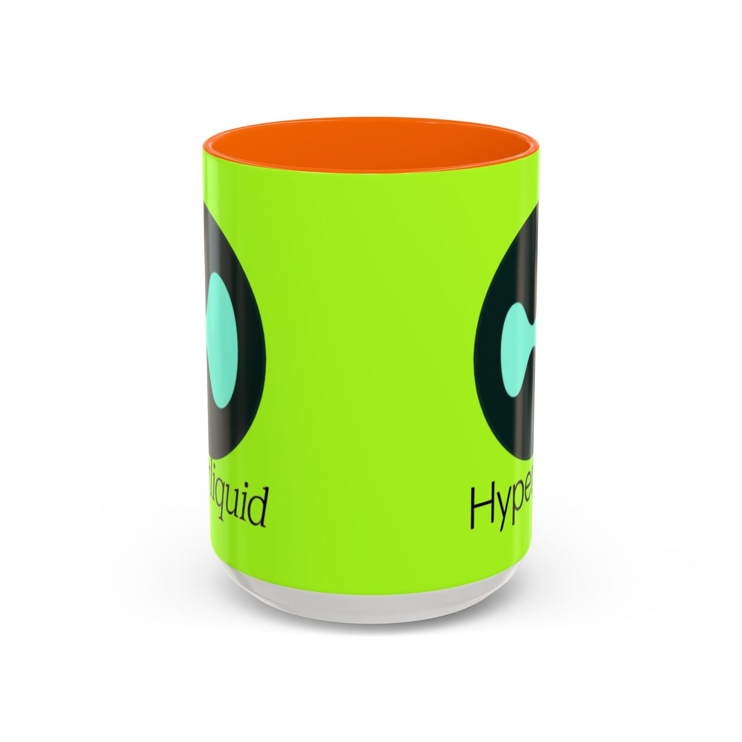 Hyperliquid Black font Green Accent Mug by cypherpunkgear.com