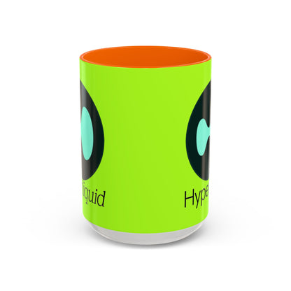 Hyperliquid Black font Green Accent Mug by cypherpunkgear.com