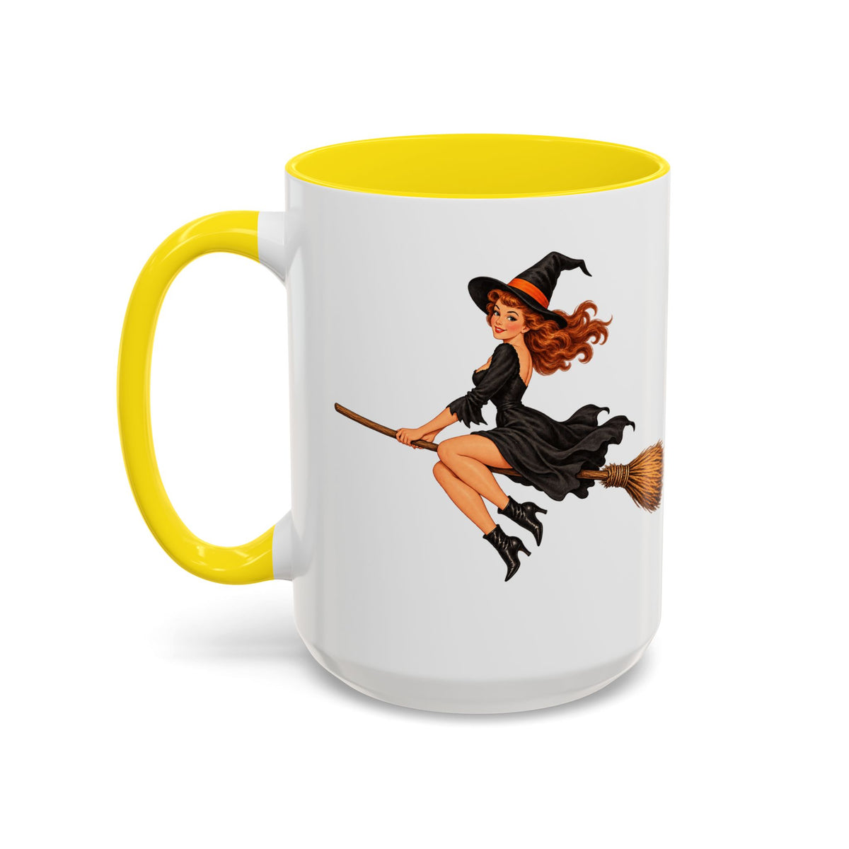 Hazel Hex White Accent Mug by CreepyCrafts.boo
