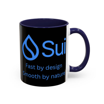 SUI Black Accent Mug by cypherpunkgear.com