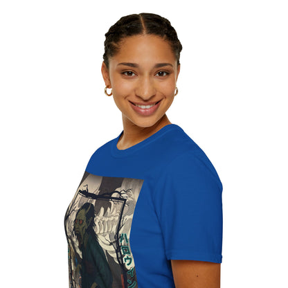 Yōkai Happy Halloween Dark colors Unisex T-Shirt by CreepyCrafts.boo