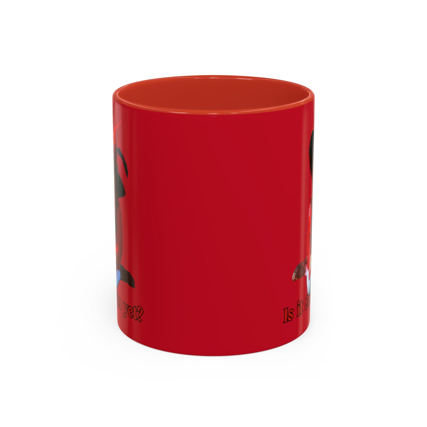 Is it Samhain yet? Red Accent Mug by CreepyCrafts.boo