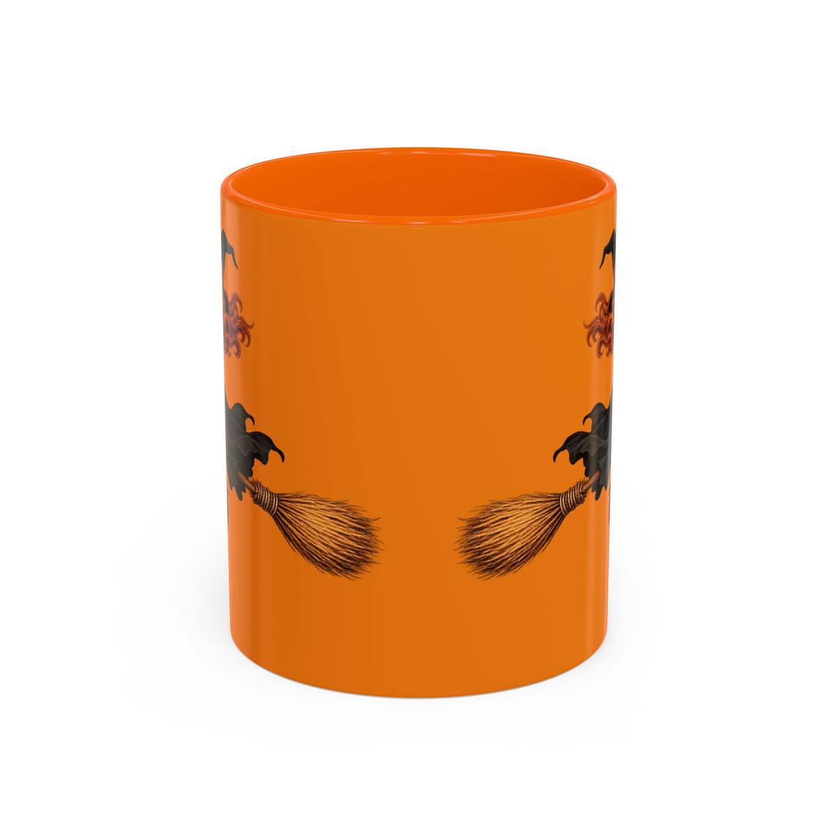 Hazel Hex Orange Accent Mug by CreepyCrafts.boo