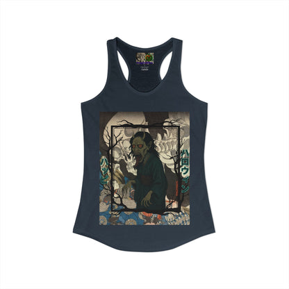 Yōkai Happy Halloween Women's Racerback Tank Top by CreepyCrafts.boo