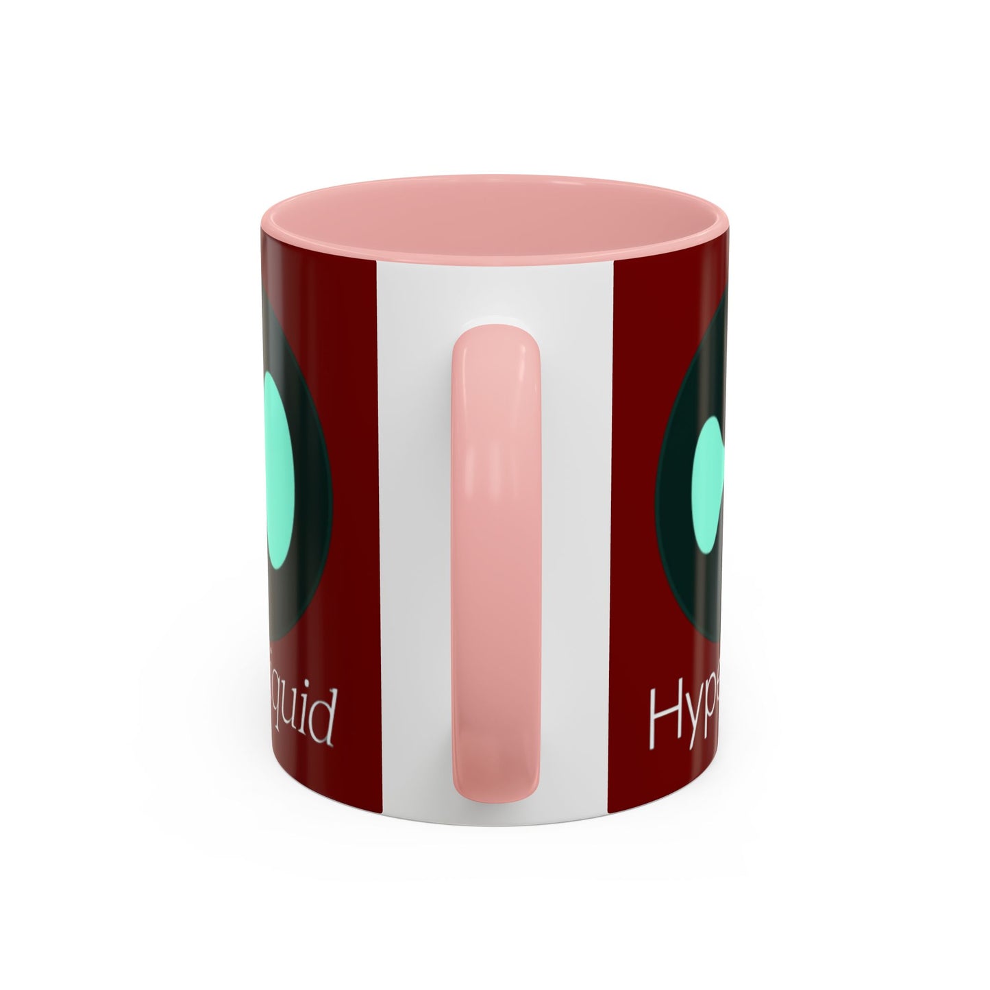 Hyperliquid White font Red Accent Mug by cypherpunkgear.com