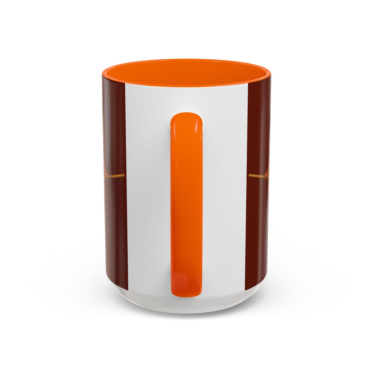Velvet Vex Brown Accent Mug by CreepyCrafts.boo