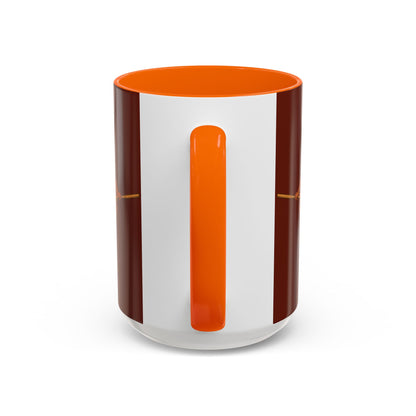 Velvet Vex Brown Accent Mug by CreepyCrafts.boo