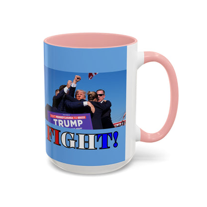 Fight! Accent Mug by cypherpunkgear