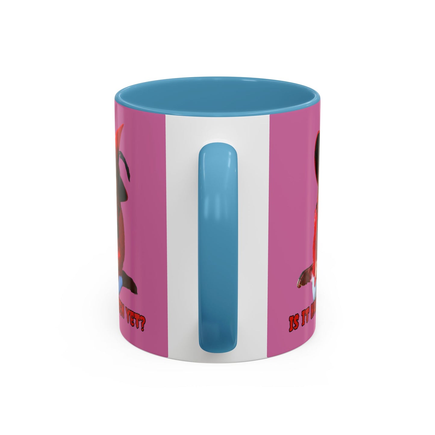 Is it Halloween yet? Pink Accent Mug by CreepyCrafts.boo