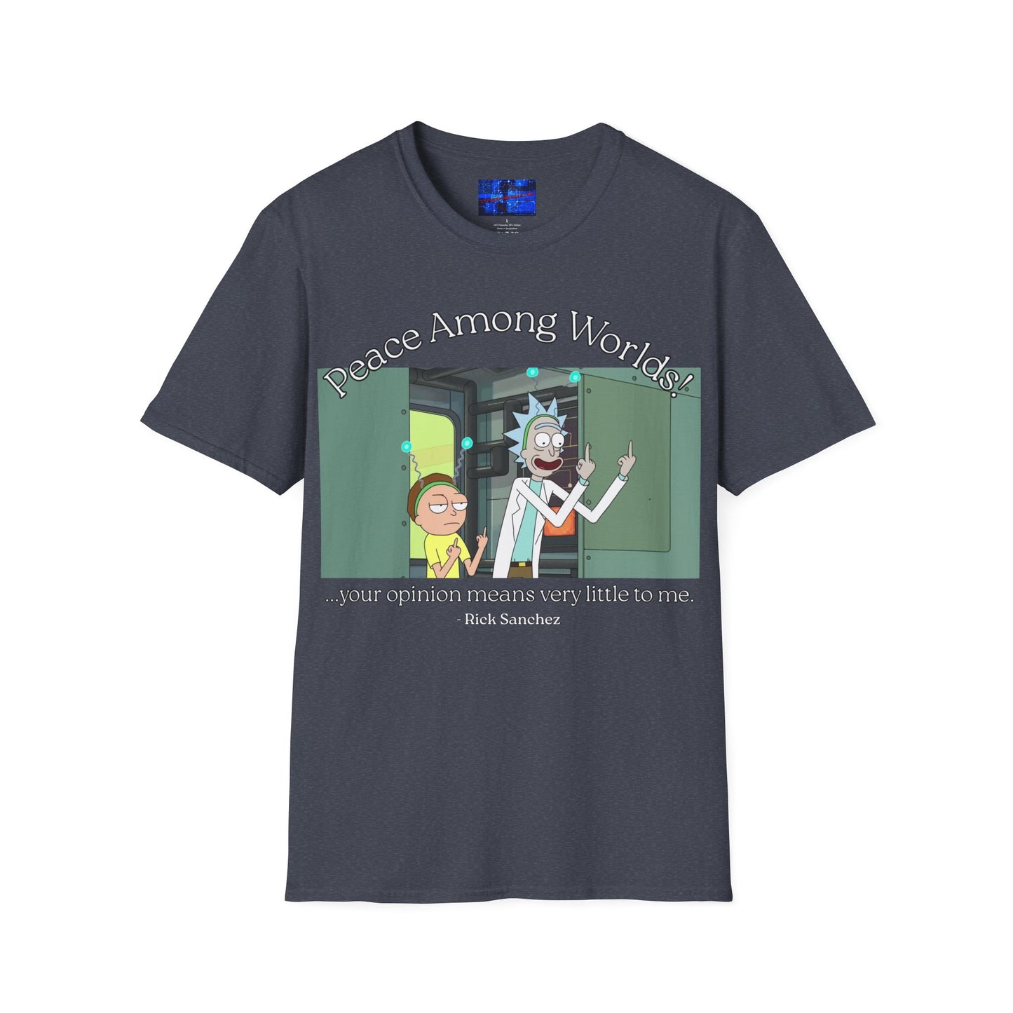 Peace Among Worlds! Dark colors Unisex T-Shirt by cypherpunkgear.com