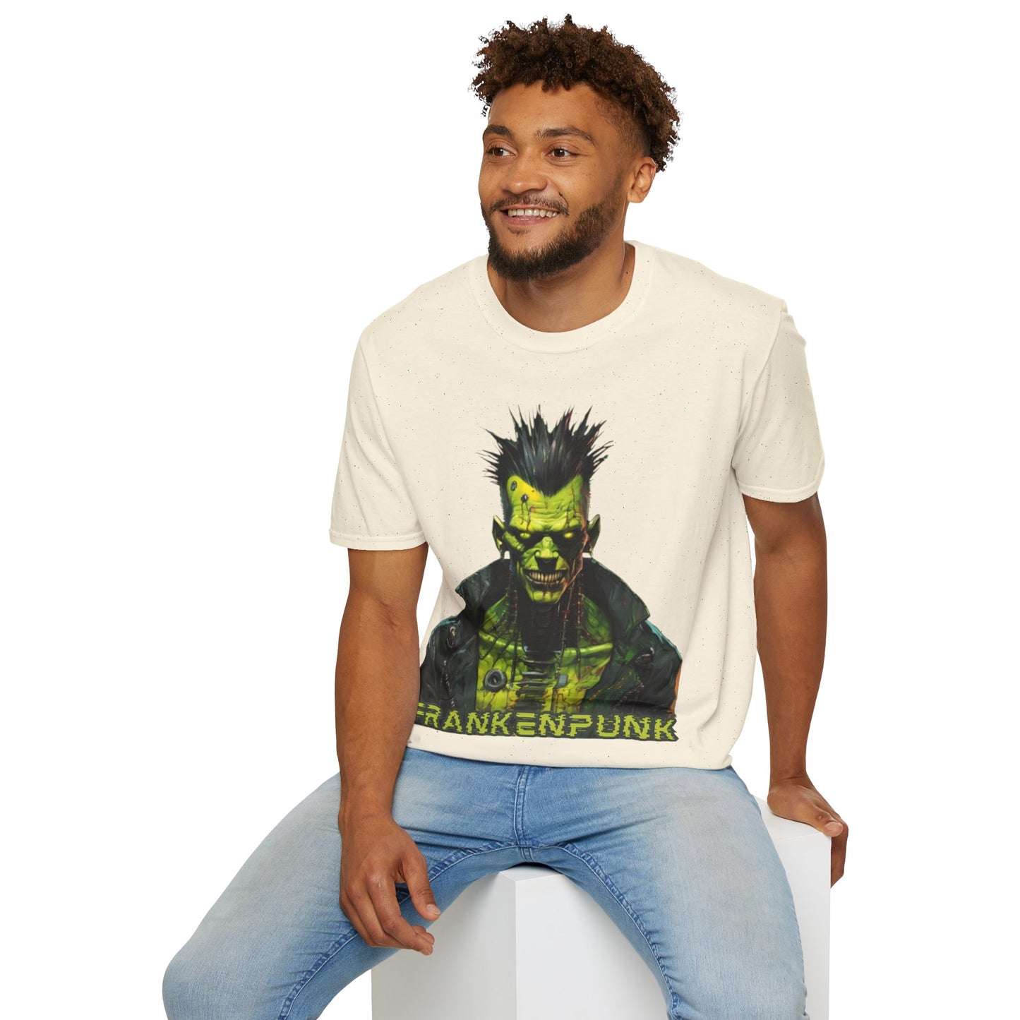 Frankenpunk Light colors Unisex T-Shirt by CreepyCrafts.boo