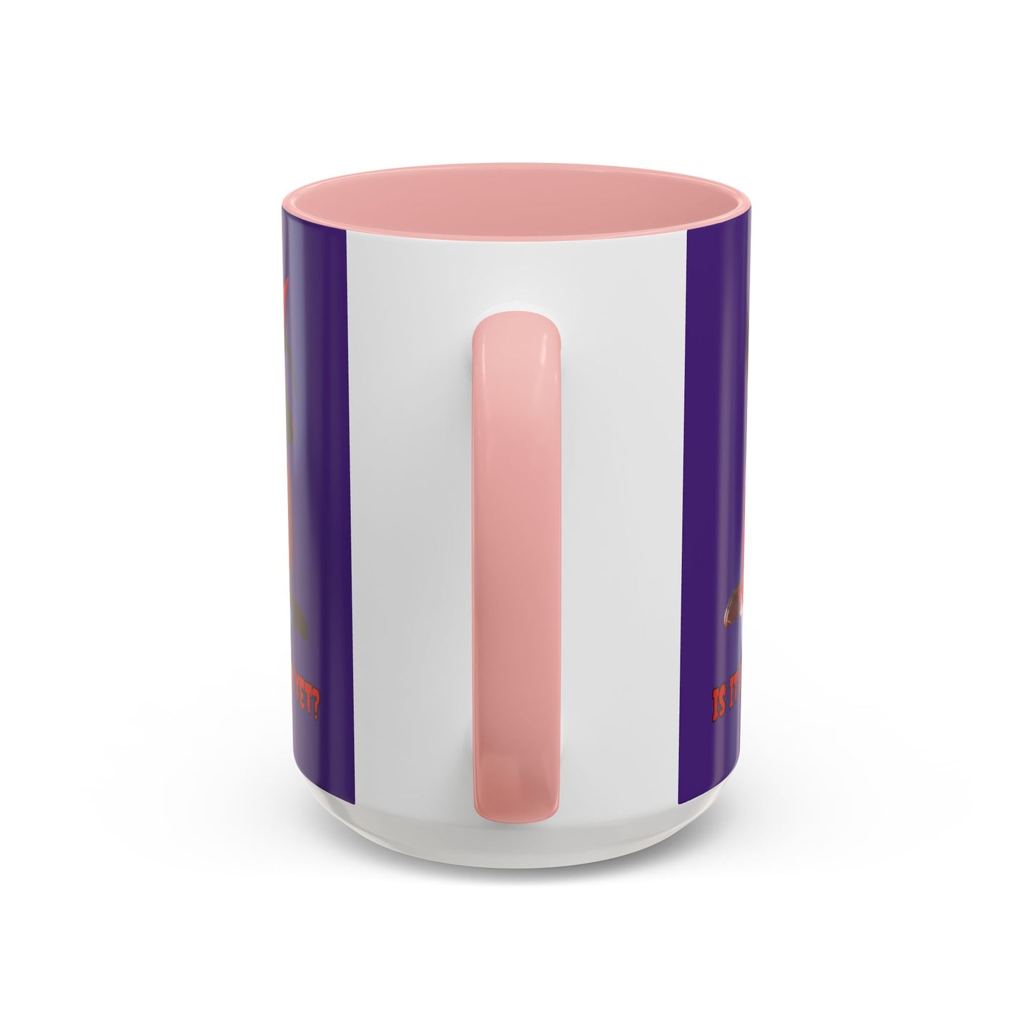 Is it Halloween yet? Dark Purple Accent Mug by CreepyCrafts.boo
