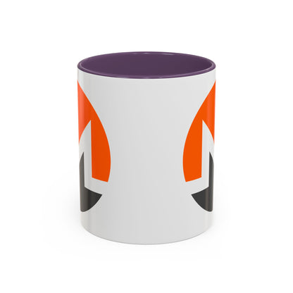Monero (XMR) White Accent Mug by cypherpunkgear.com