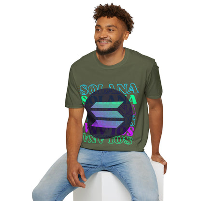 Solana, Solana, Solana (SOL) Dark colors Unisex T-Shirt by cypherpunkgear.com