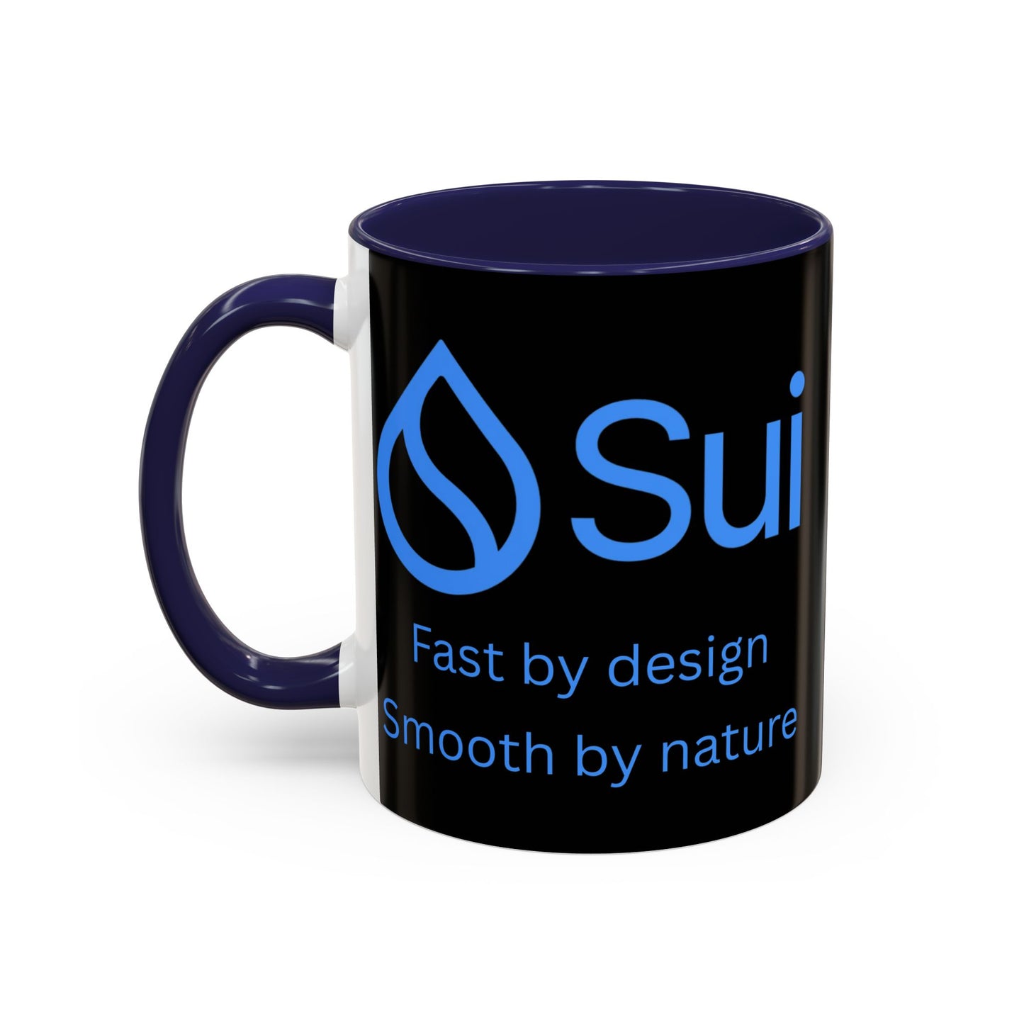 SUI Black Accent Mug by cypherpunkgear.com