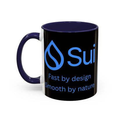 SUI Black Accent Mug by cypherpunkgear.com