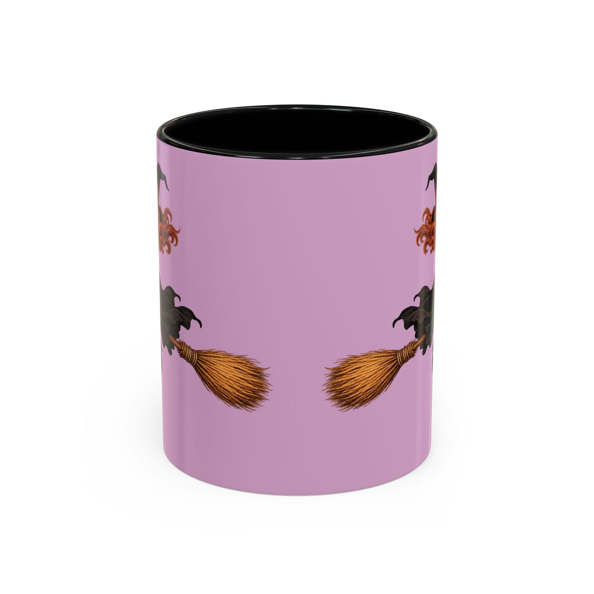 Hazel Hex Pink Accent Mug by CreepyCrafts.boo